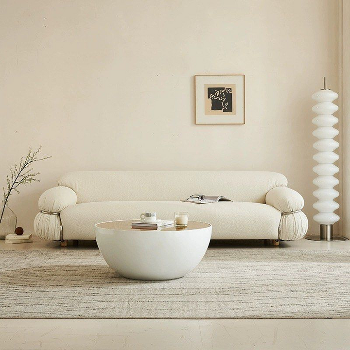 TATSURO Japandi Boucle Sofa