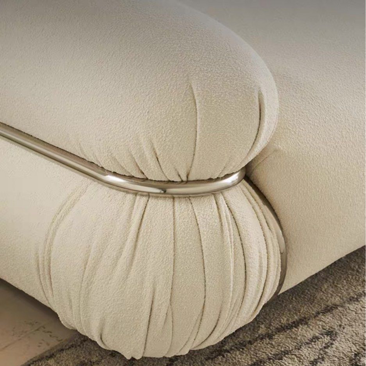 TATSURO Japandi Boucle Sofa