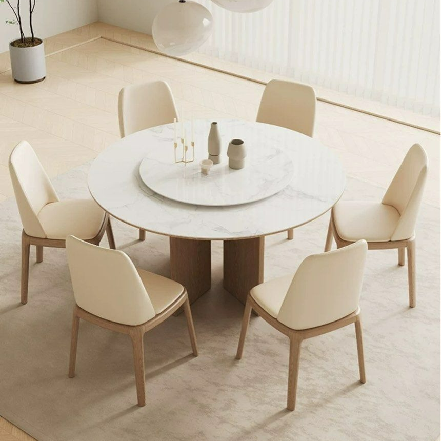 TAKAYAMA Japandi Solid Wood Round Dining Table