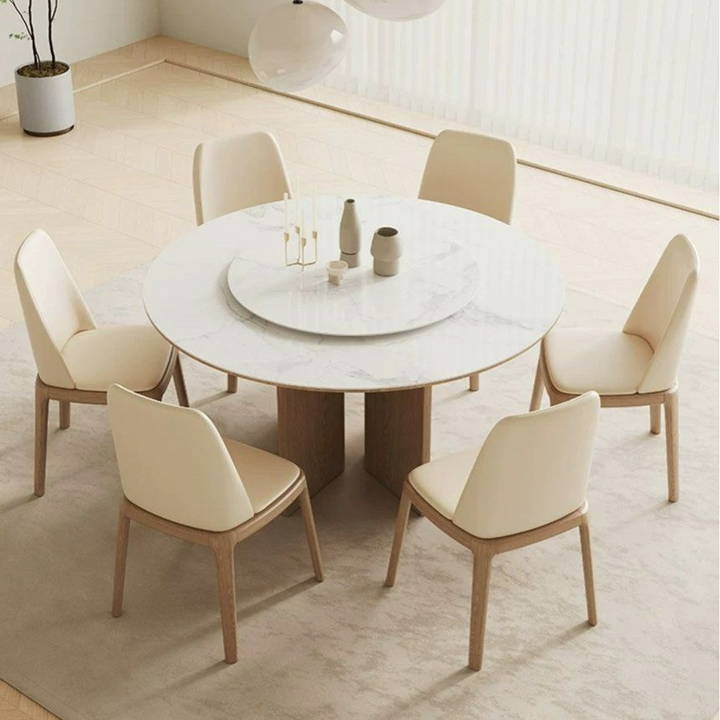 TAKAYAMA Japandi Solid Wood Round Dining Table