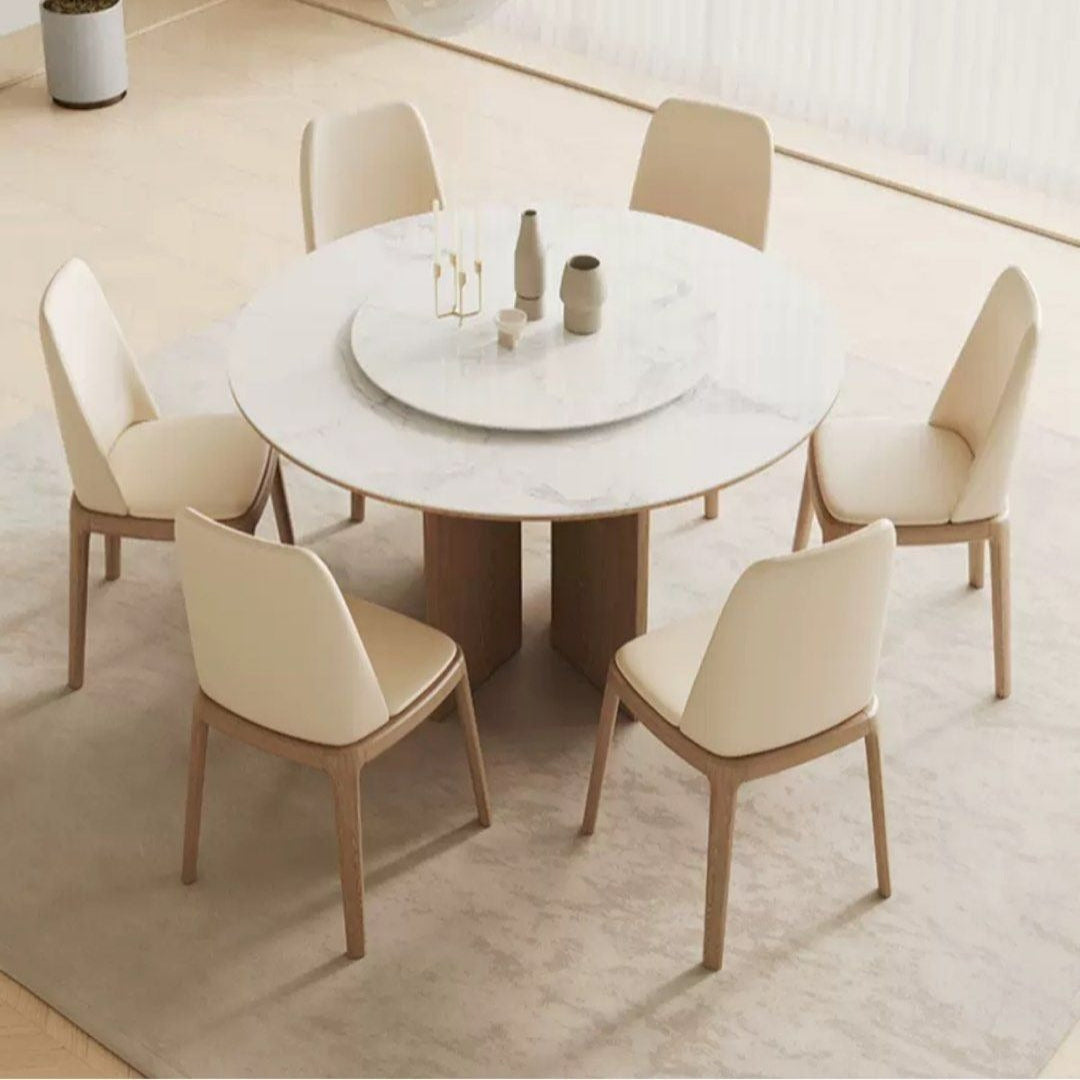 TAKAYAMA Japandi Solid Wood Round Dining Table