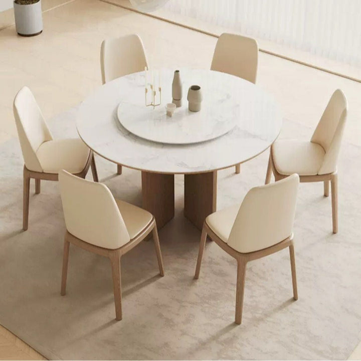 TAKAYAMA Japandi Solid Wood Round Dining Table