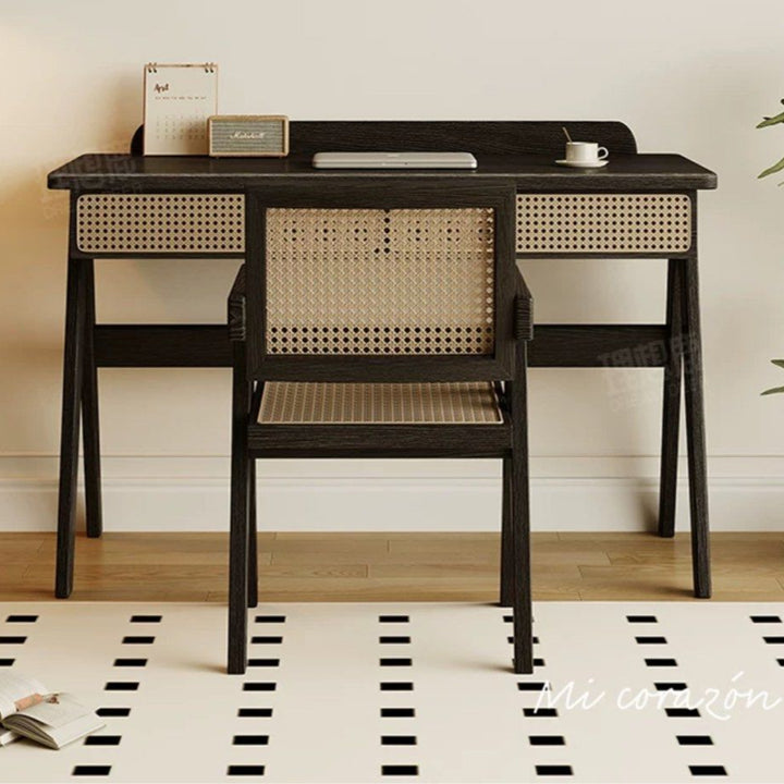SULLIVAN Rustic Solid Wood Study Desk