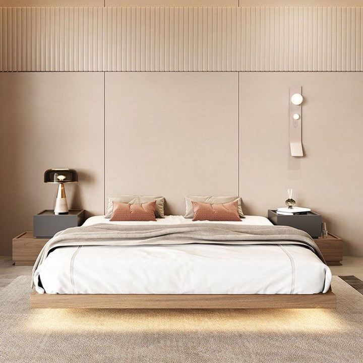 ONSE Wooden Bedframe with Side Table