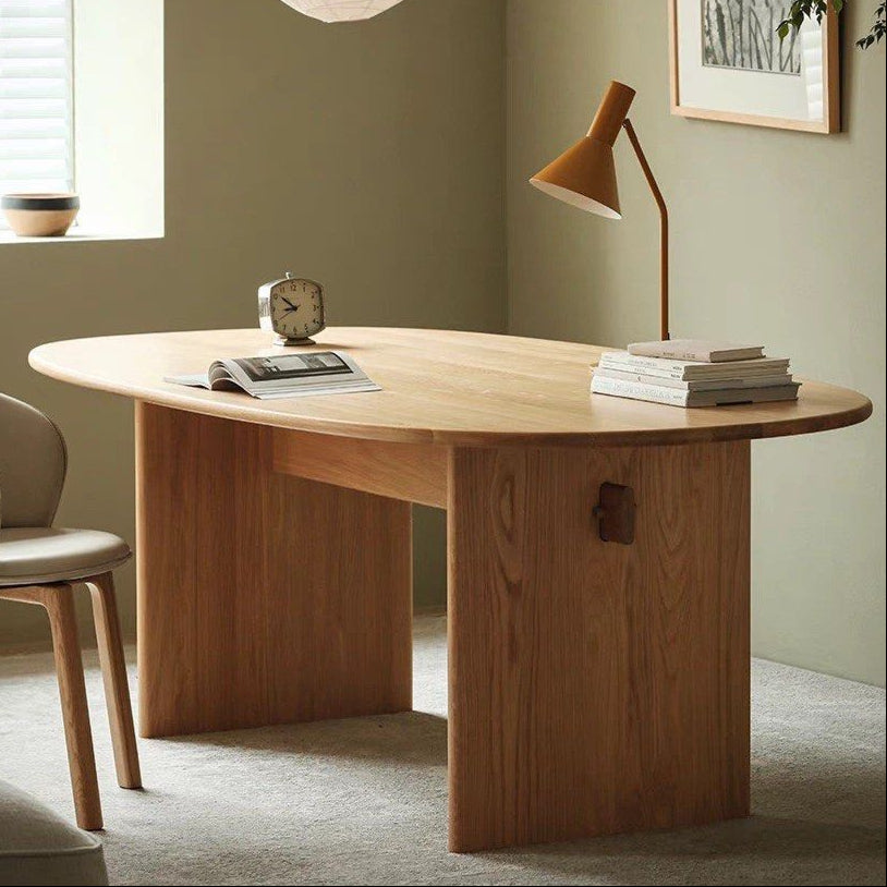 OREI Modern Solid Wood Dining Table