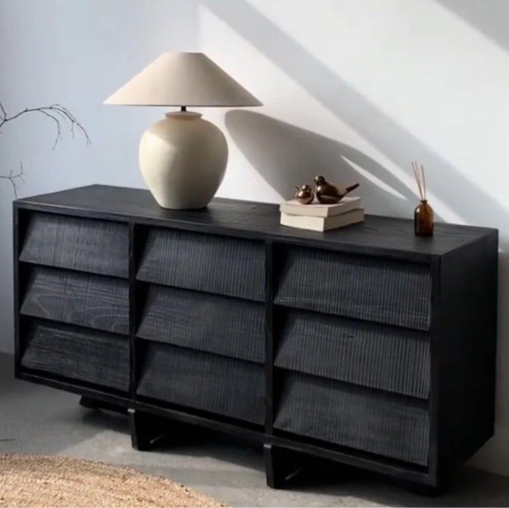 JAMIN Rustic Solid Wood Sideboard