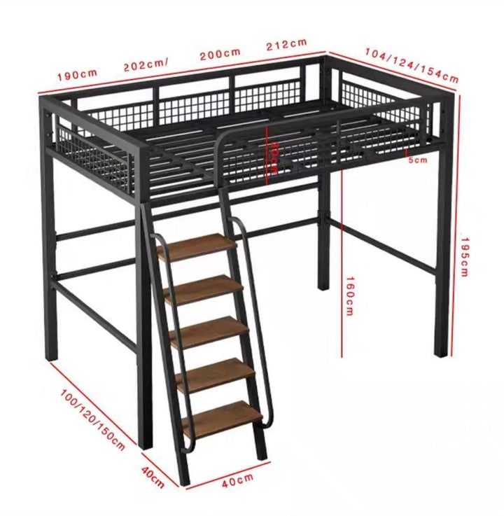 PACIFIC Modern Loft Bedframe