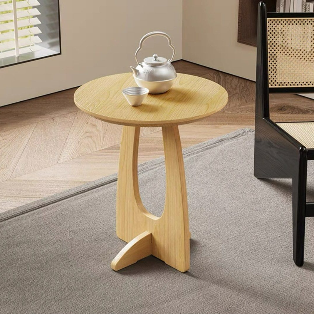 VERNIUS Modern Solid Wood Side Table