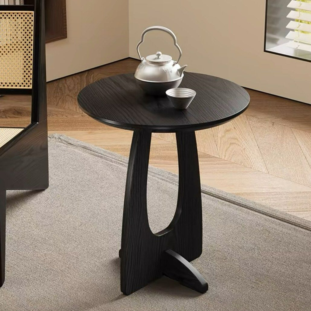 VERNIUS Modern Solid Wood Side Table