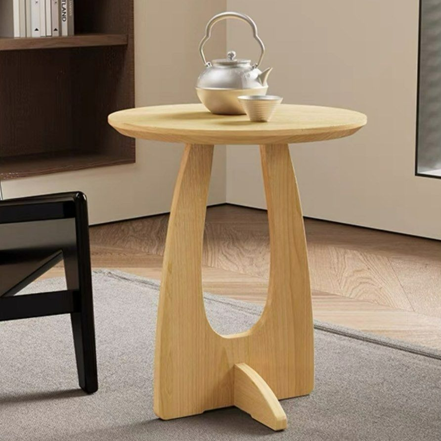 VERNIUS Modern Solid Wood Side Table