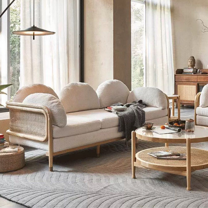 RINSHO Japandi Rattan Sofa