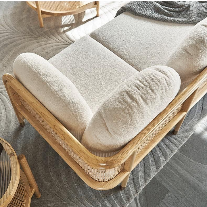 RINSHO Japandi Rattan Sofa