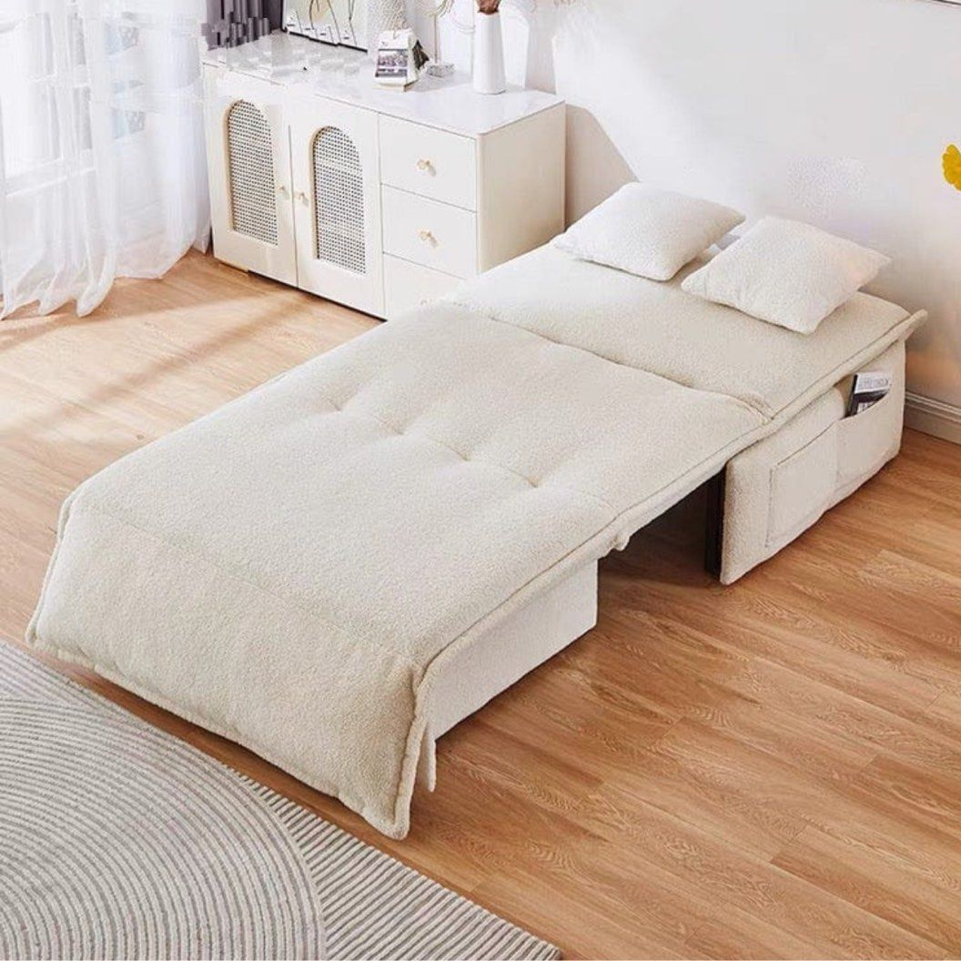 NOVANO Modern Boucle Electric Sofa Bed