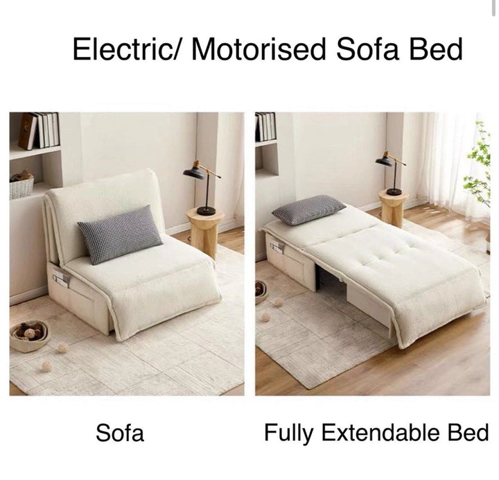 NOVANO Modern Boucle Electric Sofa Bed