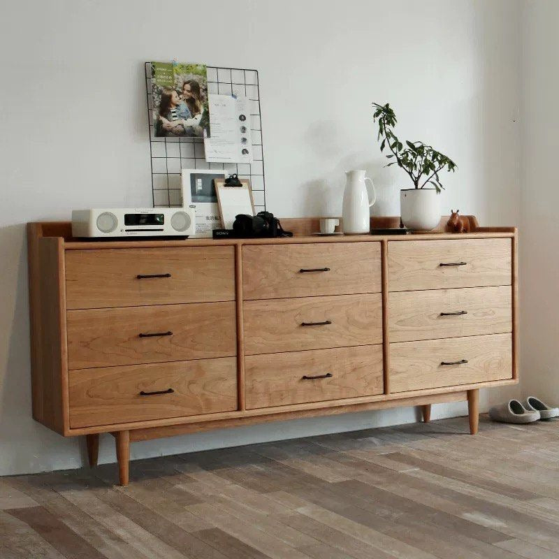 ARIEL Modern Solid Wood Chest Of Drawers