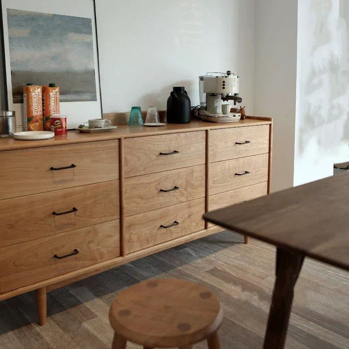 ARIEL Modern Solid Wood Chest Of Drawers