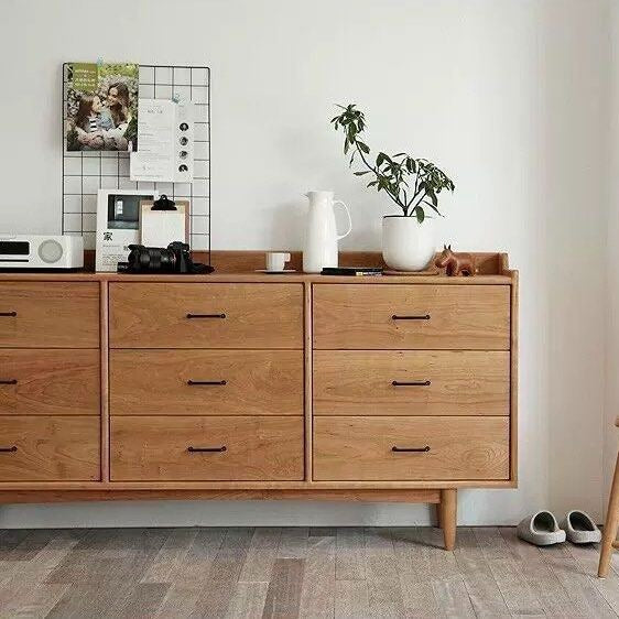 ARIEL Modern Solid Wood Chest Of Drawers