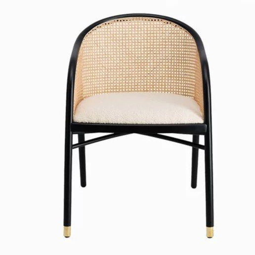 KHERCI Mid-Century Rattan Dining Chair