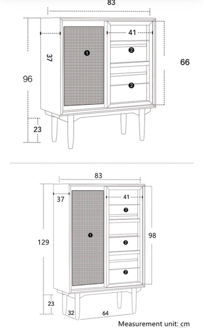 KENNDY Solid Wood Sideboard