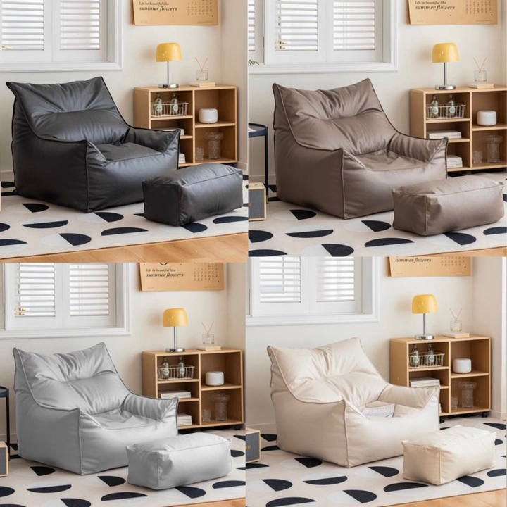 ALBANY Modern Lounge Sofa With Ottoman