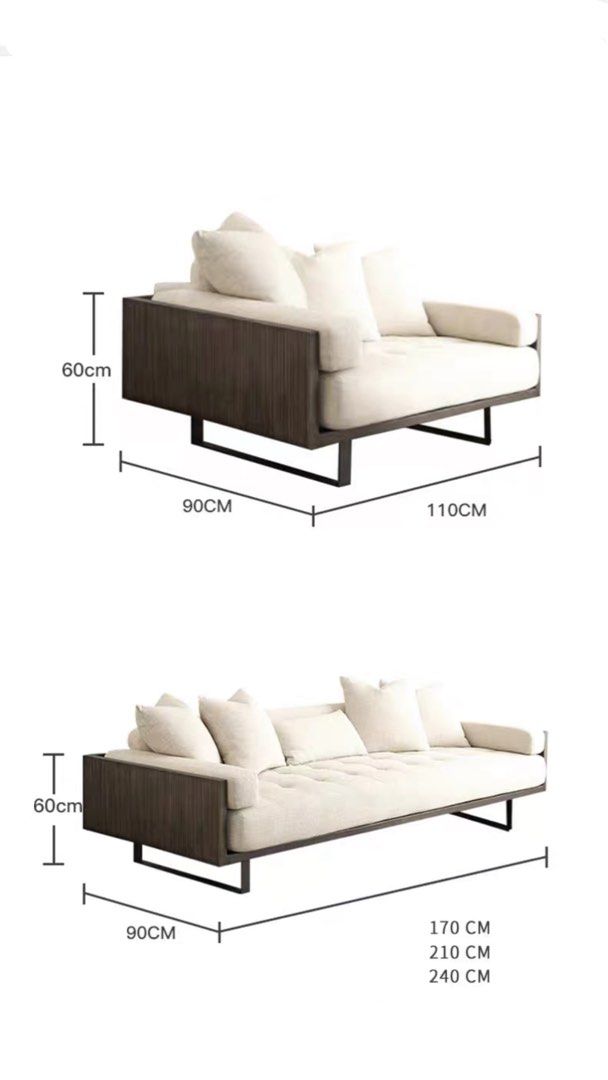 FALVARA Modern Fabric Sofa