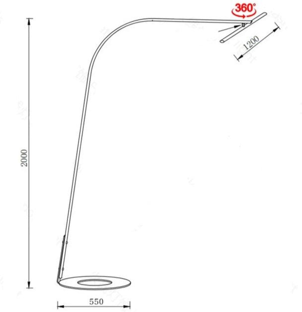 POST Minimalist Floor Lamp