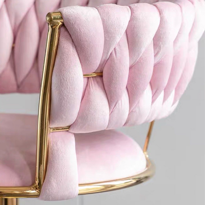 RENEE Modern Velvet Bar Stool
