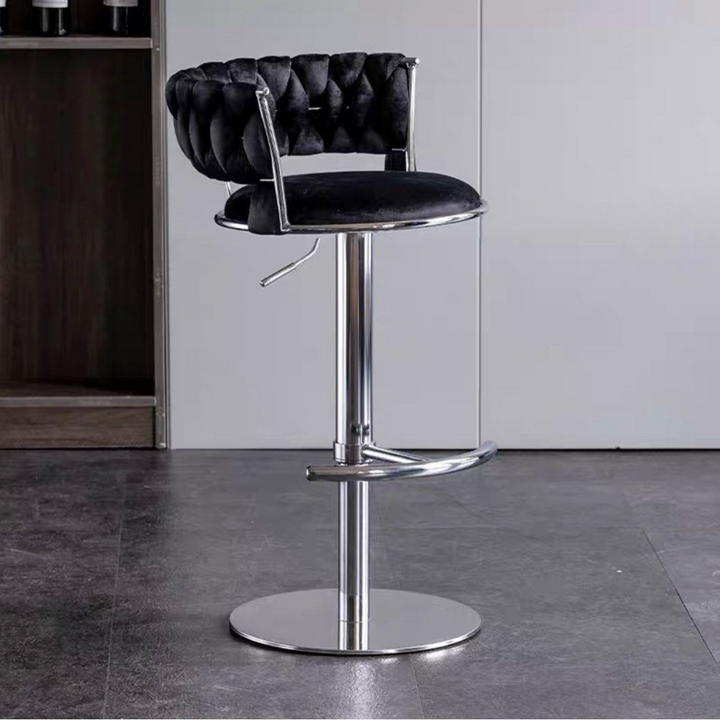RENEE Modern Velvet Bar Stool