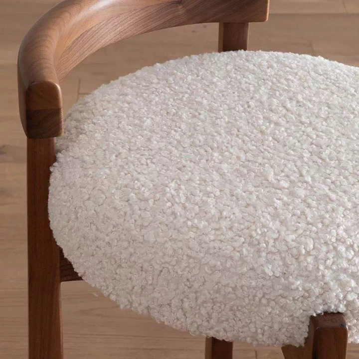 KIDEN Modern Solid Wood Bar Stool
