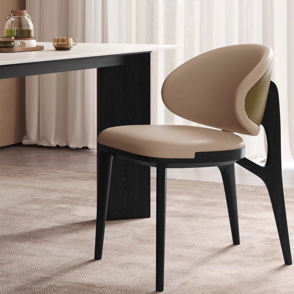 PREFIE Modern Leather Dining Chair