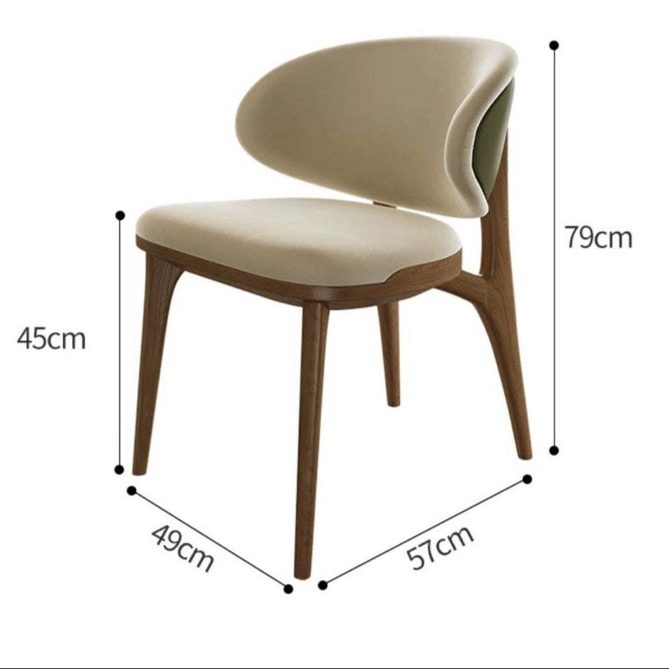 PREFIE Modern Leather Dining Chair