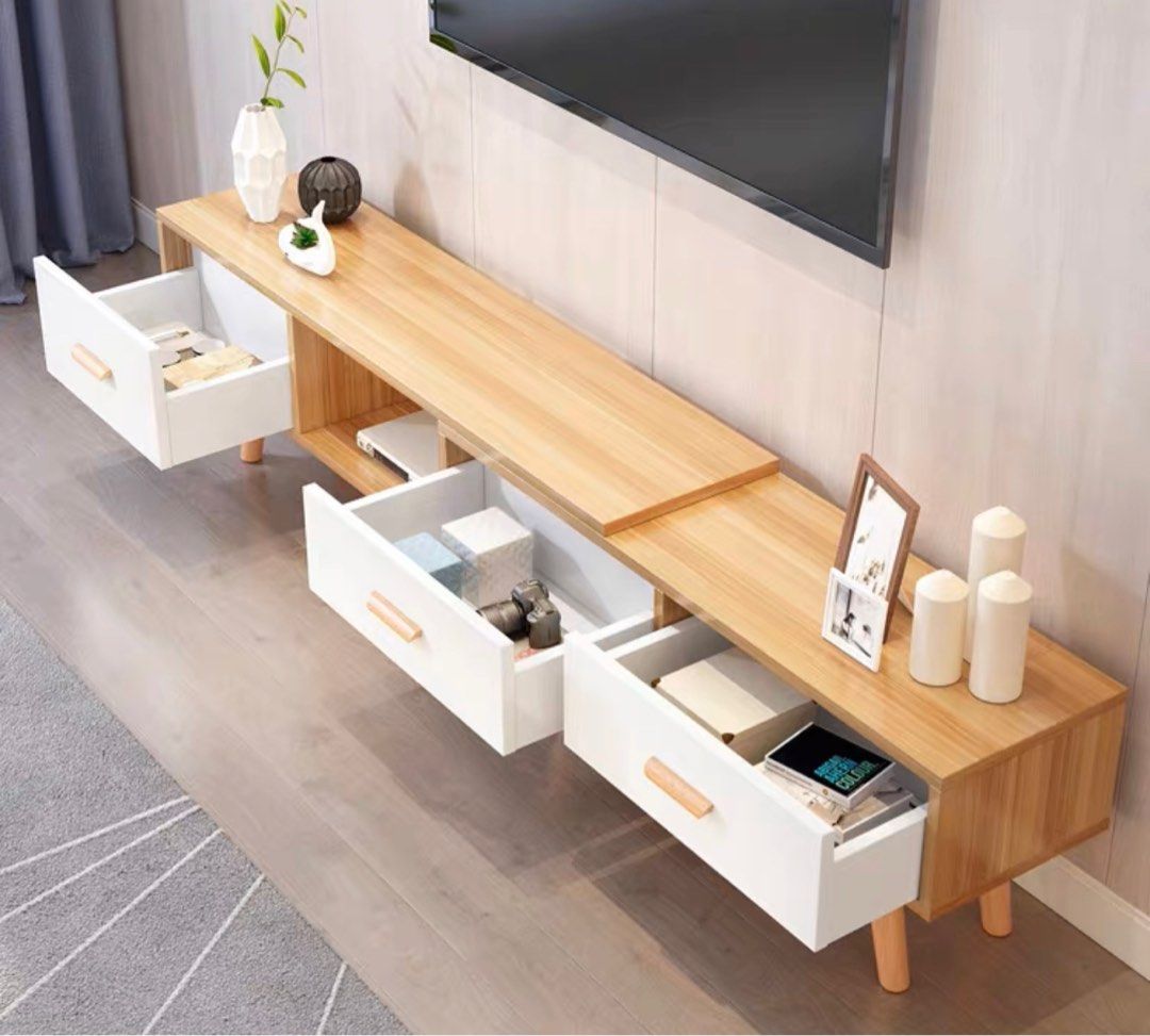 SHARIS Extendable TV Console