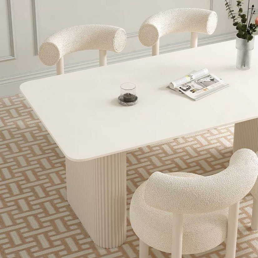FLYNN Minimalist Sintered Stone Dining Table