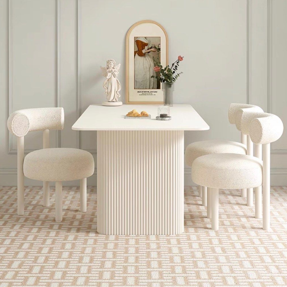 FLYNN Minimalist Sintered Stone Dining Table