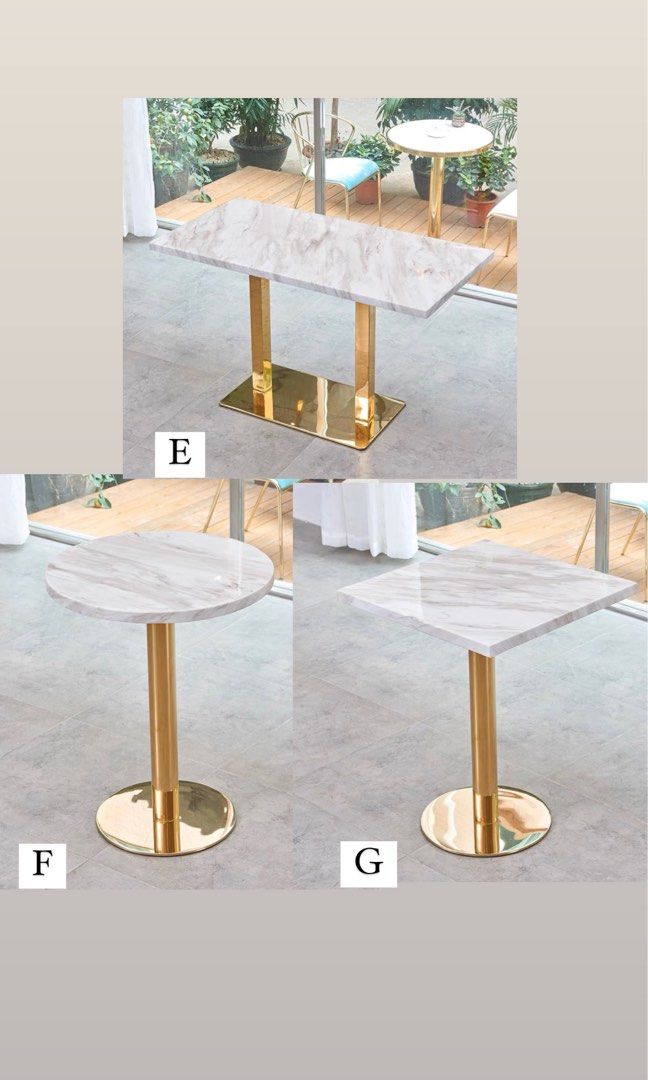 RITCHIE Modern Marble Coffee Table Set