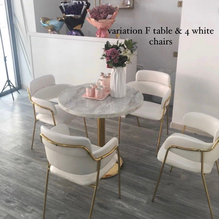 RITCHIE Modern Marble Coffee Table Set