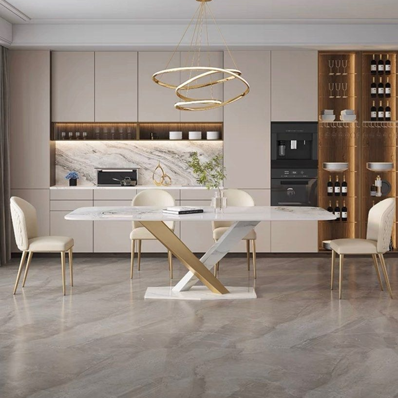 AVALOS Modern Marble Dining Table