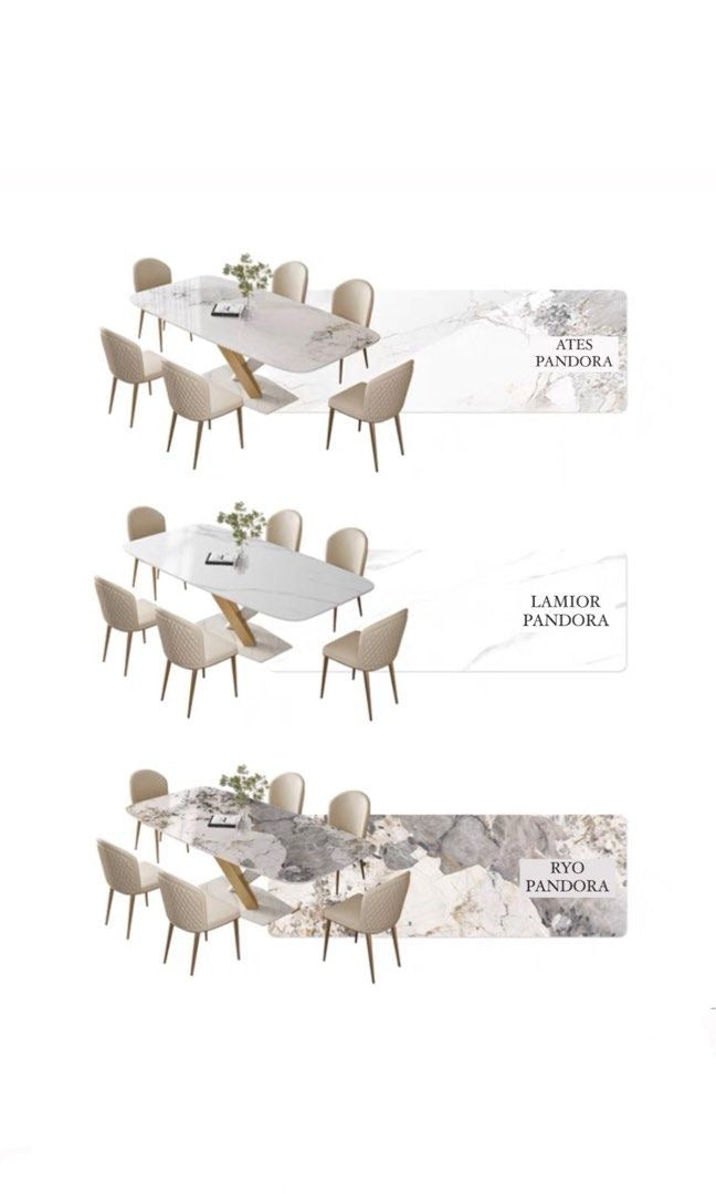 AVALOS Modern Marble Dining Table