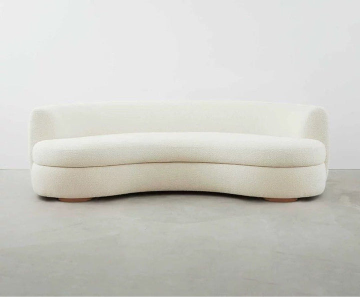 VOLARIS Modern Boucle Curved Sofa