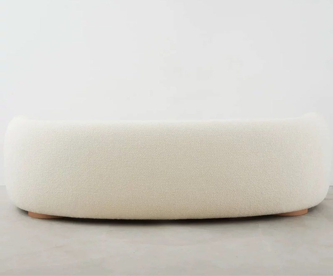 VOLARIS Modern Boucle Curved Sofa