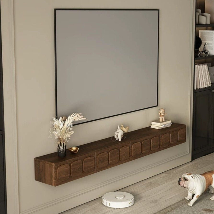VAROS Rustic Floating TV Console