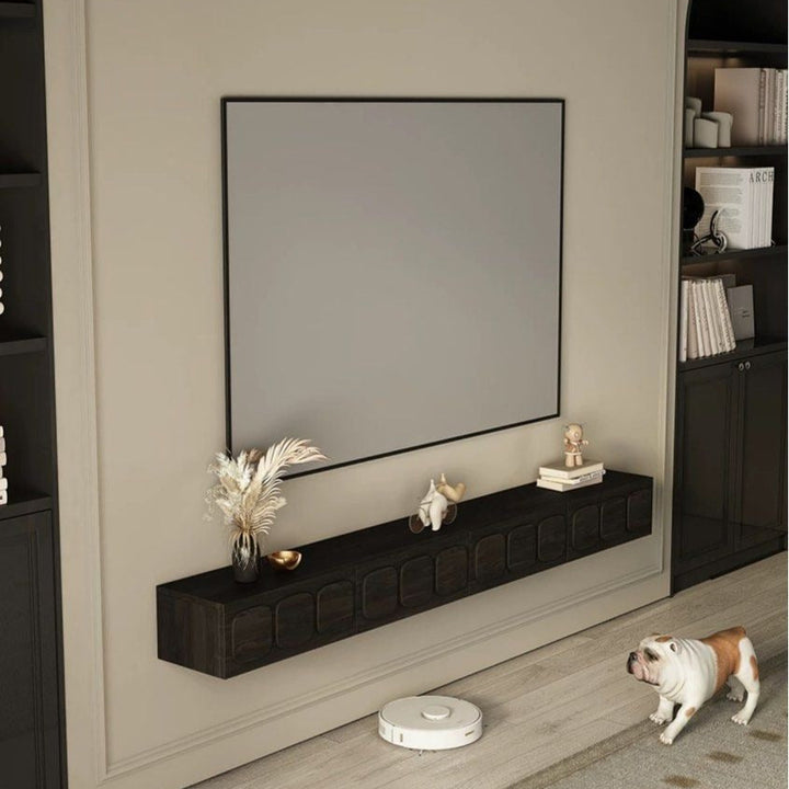 VAROS Rustic Floating TV Console