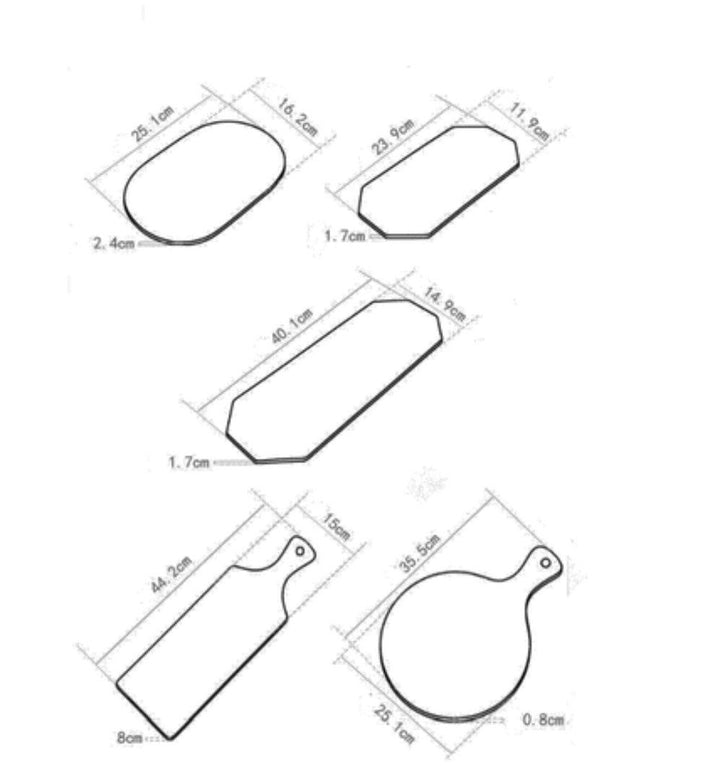 QUINTON Marble Ceramic Sushi Plate
