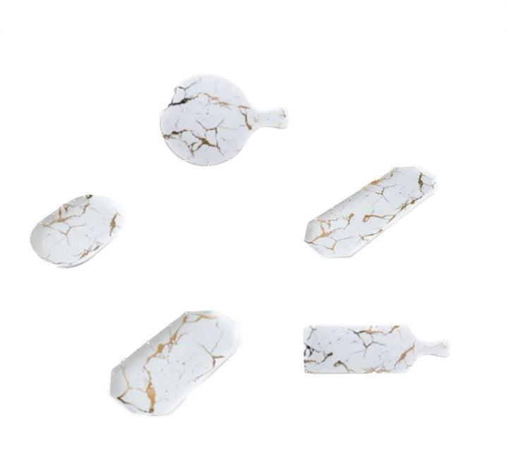 QUINTON Marble Ceramic Sushi Plate