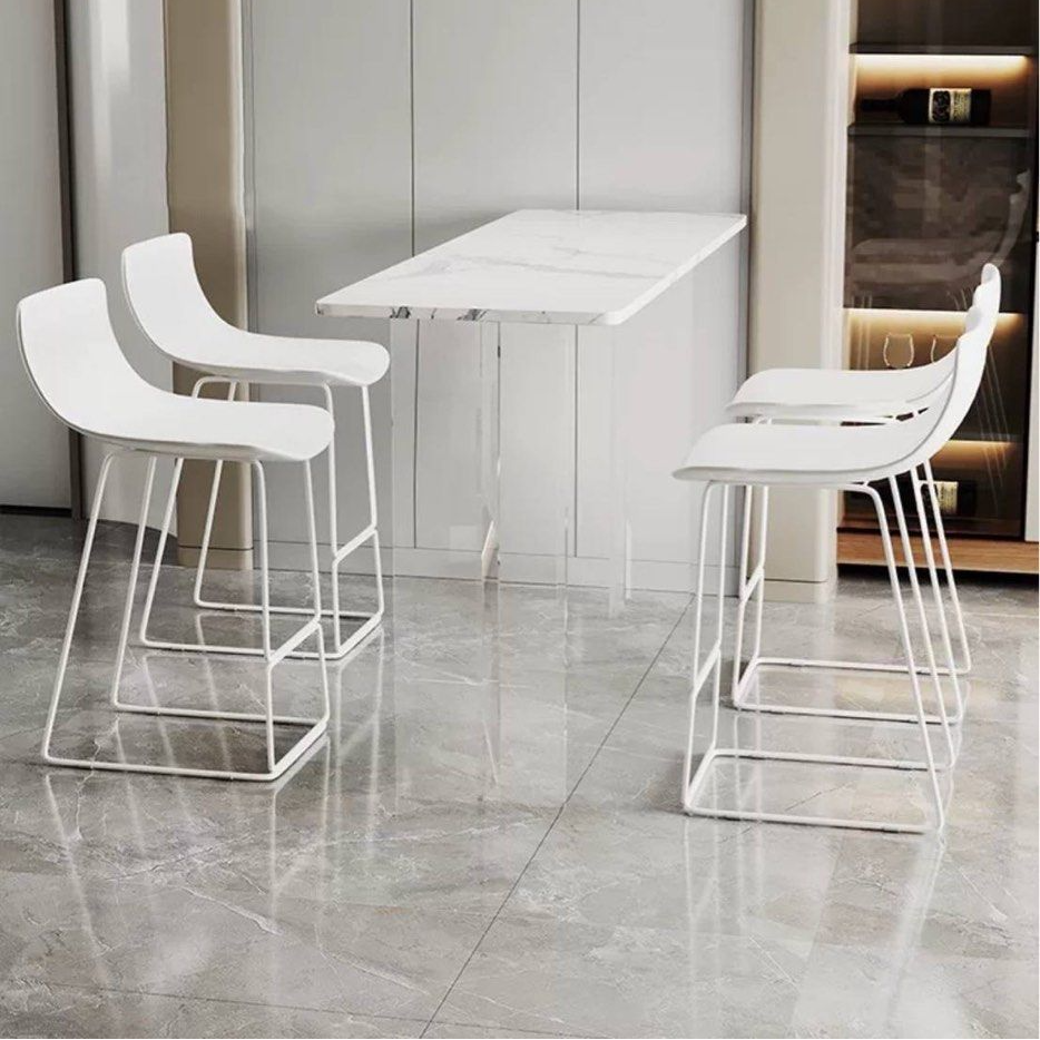 OLIVER Minimalist Sintered Stone Bar Table