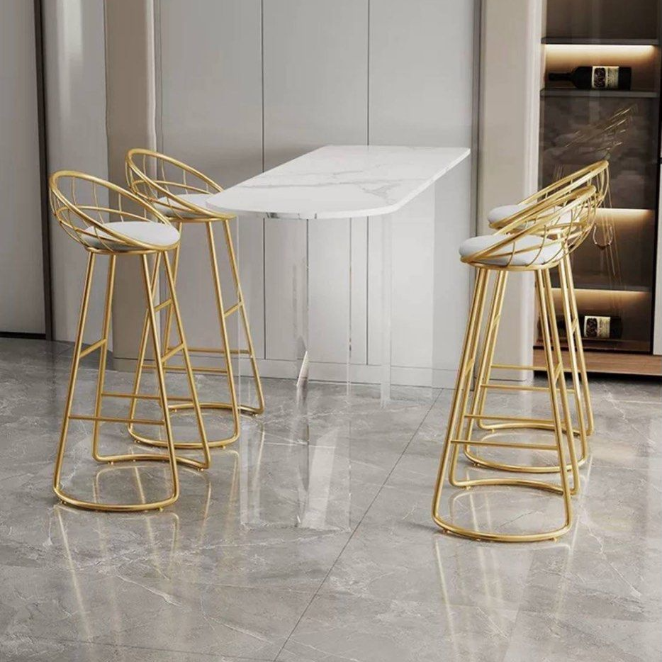 OLIVER Minimalist Sintered Stone Bar Table