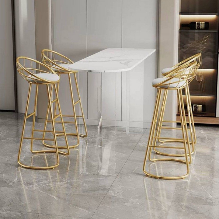 OLIVER Minimalist Sintered Stone Bar Table