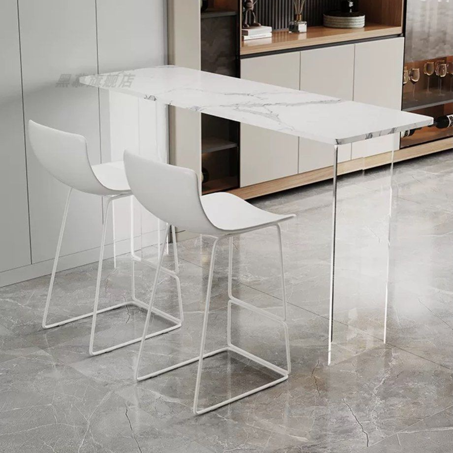 OLIVER Minimalist Sintered Stone Bar Table