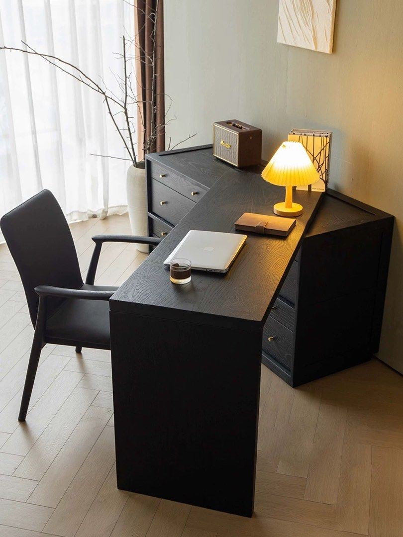 HADRIAN Modern Study Table & Cabinet