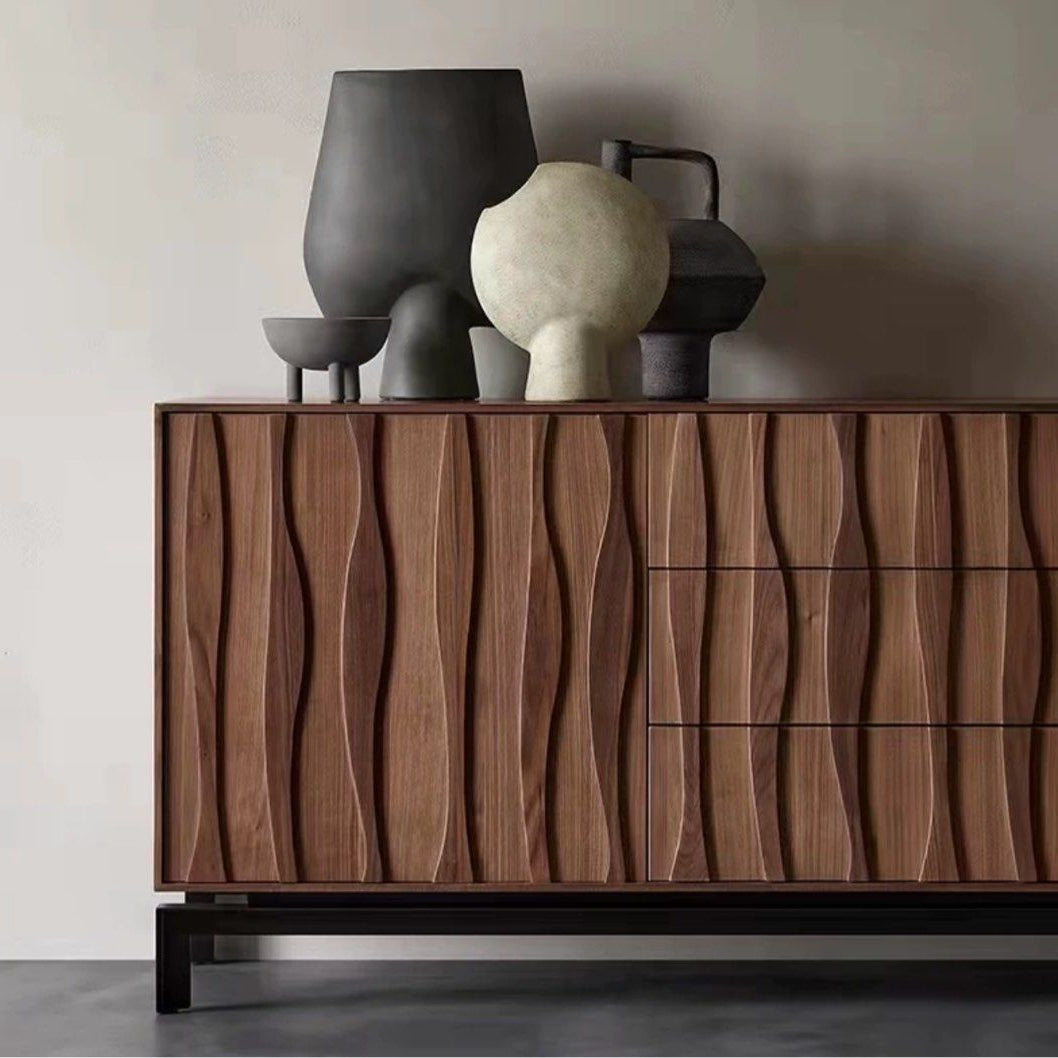 PAOLO Rustic Walnut Sideboard